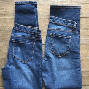 Two pairs Kensie jeans 28